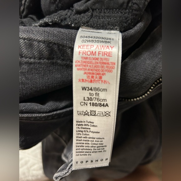 Topshop Paperbag Waist Jeans - Picture 5 of 6